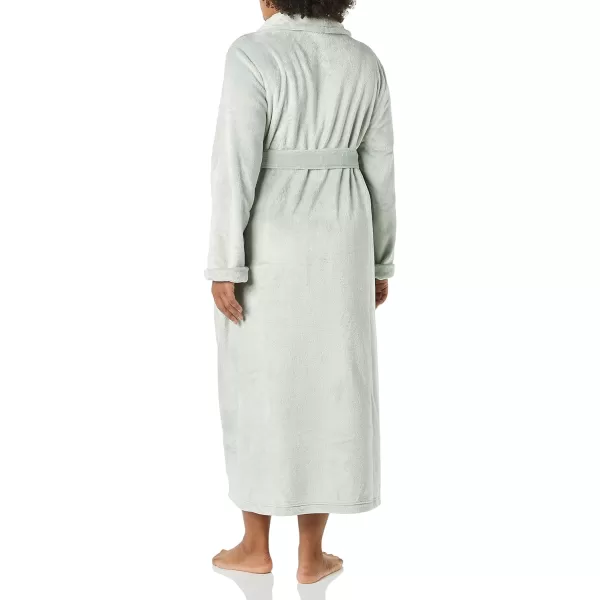 Amazon Essentials Womens FullLength Plush Robe Available in Plus SizeJade Green