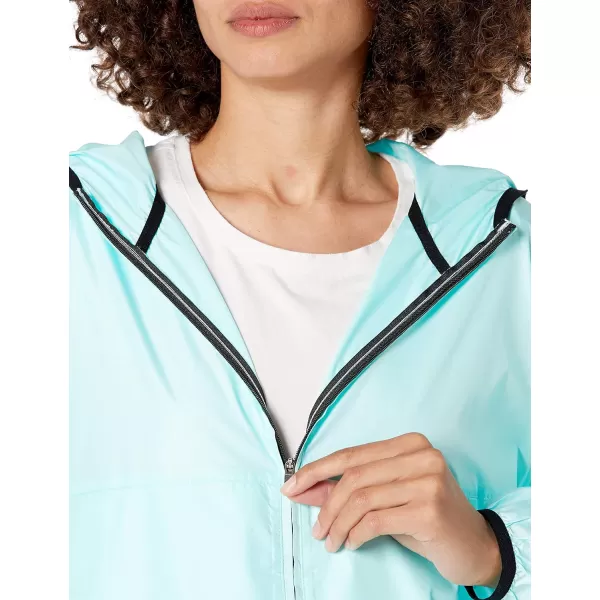 Amazon Essentials Womens FullZip Packable WindbreakerAqua Blue