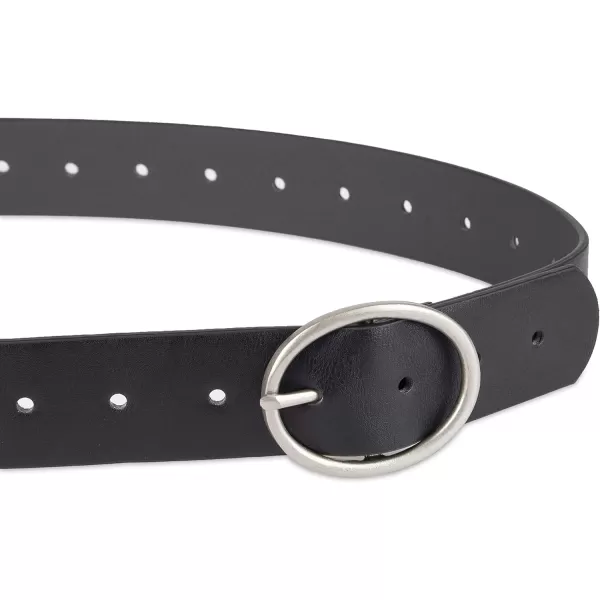 Amazon Essentials Womens Fully Adjustable Casual Belt with Round Buckle Available in Plus SizeBlack