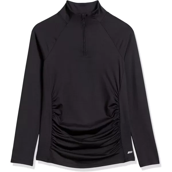 Amazon Essentials Womens Half Zip Maternity Sports JacketBlack