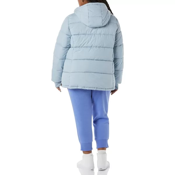 Amazon Essentials Womens Heavyweight LongSleeve Hooded Puffer Coat Available in Plus SizeDusty Blue