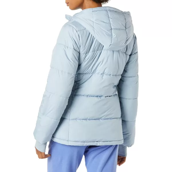 Amazon Essentials Womens Heavyweight LongSleeve Hooded Puffer Coat Available in Plus SizeDusty Blue