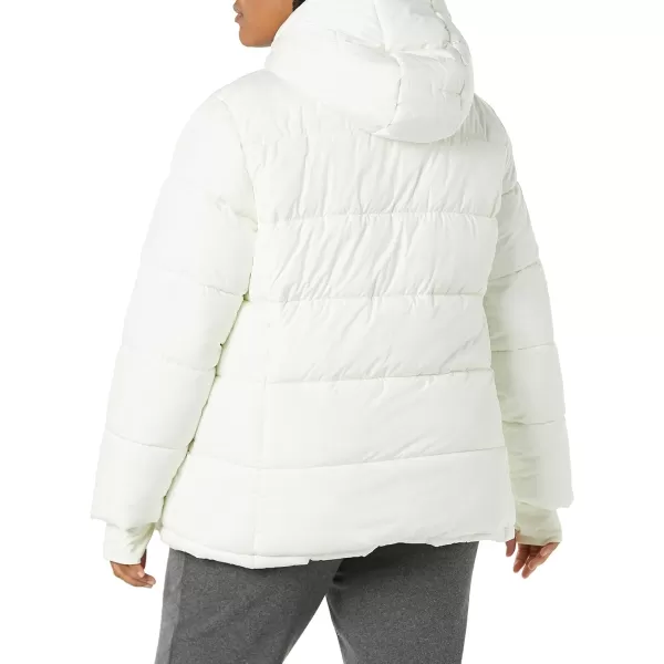 Amazon Essentials Womens Heavyweight LongSleeve Hooded Puffer Coat Available in Plus SizeIvory