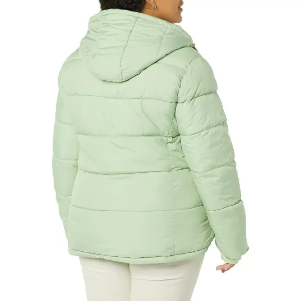 Amazon Essentials Womens Heavyweight LongSleeve Hooded Puffer Coat Available in Plus SizeSage Green