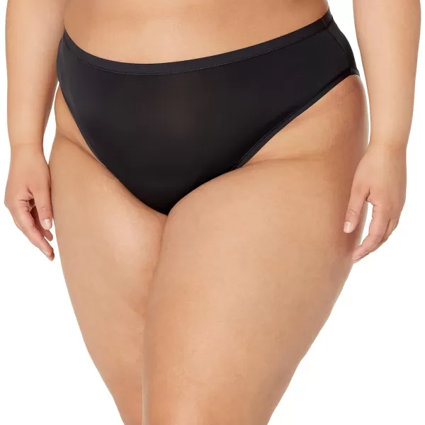 Amazon Essentials Womens High Cut Underwear Available in Plus Size Pack of 6BlackDusted Pearl