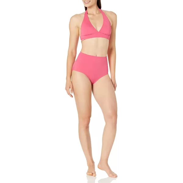 Amazon Essentials Womens High Waist Swim Bottom Available in Plus SizeHot Pink