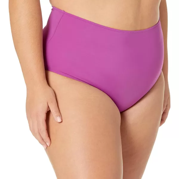 Amazon Essentials Womens High Waist Swim Bottom Available in Plus SizeViolet