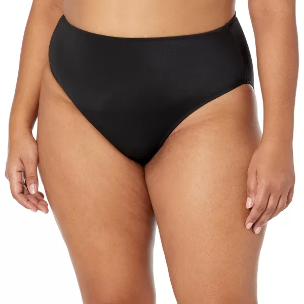 Amazon Essentials Womens High Waist Swim Bottom Available in Plus SizeWashed Black