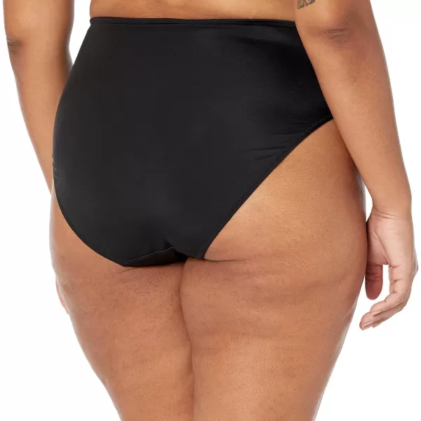 Amazon Essentials Womens High Waist Swim Bottom Available in Plus SizeWashed Black