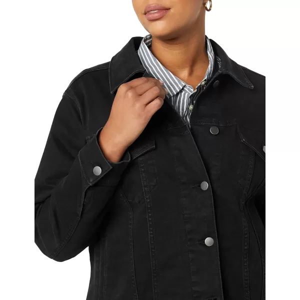 Amazon Essentials Womens Jean Jacket Available in Plus SizeBlack Wash