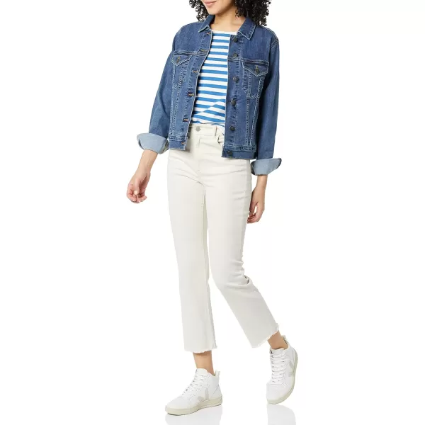 Amazon Essentials Womens Jean Jacket Available in Plus SizeMedium Wash