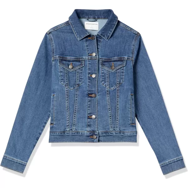 Amazon Essentials Womens Jean Jacket Available in Plus SizeMedium Wash