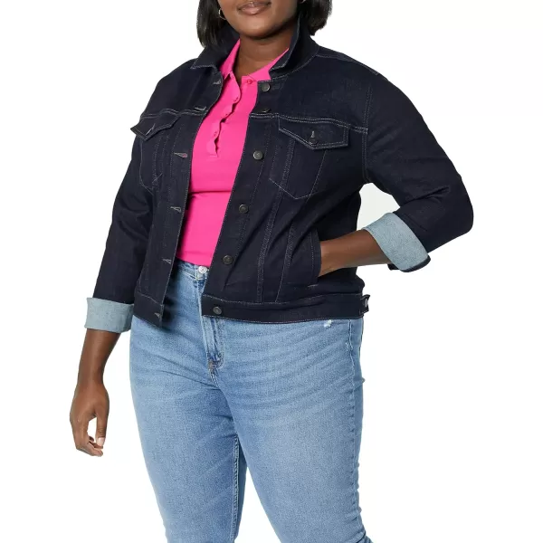 Amazon Essentials Womens Jean Jacket Available in Plus SizeRinse Wash