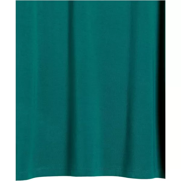 Amazon Essentials Womens Jersey RelaxedFit MuscleSleeve Swing Dress Previously Daily RitualRayon Blend Dark Emerald Green