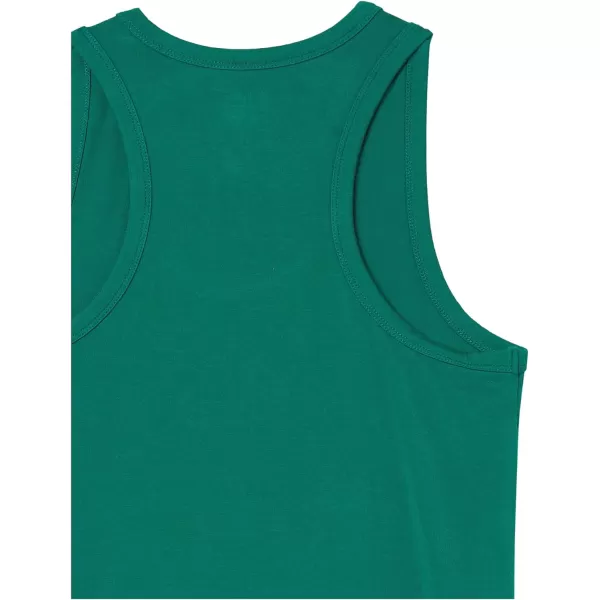 Amazon Essentials Womens Jersey Scoopneck Racerback Tank Top Previously Daily RitualRayon Blend Dark Emerald Green