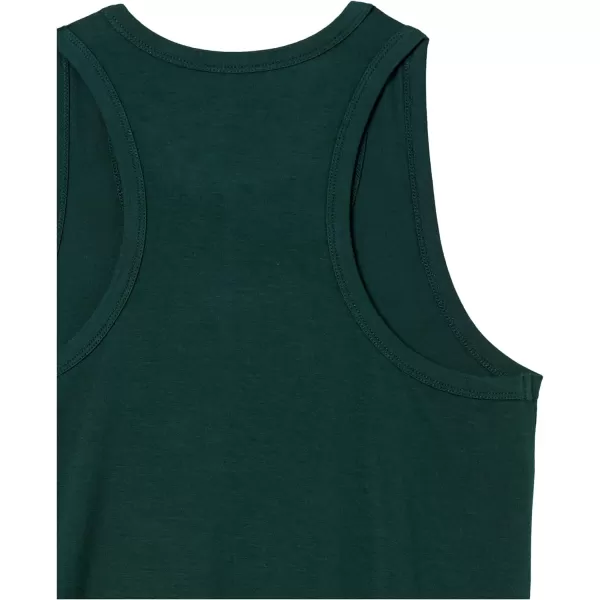 Amazon Essentials Womens Jersey Scoopneck Racerback Tank Top Previously Daily RitualRayon Blend Deep Green