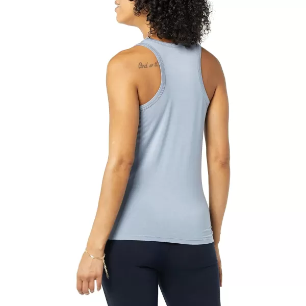 Amazon Essentials Womens Jersey Scoopneck Racerback Tank Top Previously Daily RitualRayon Blend Dusty Blue