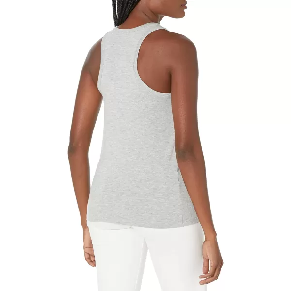 Amazon Essentials Womens Jersey Scoopneck Racerback Tank Top Previously Daily RitualRayon Blend Light Grey Heather