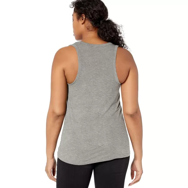 Amazon Essentials Womens Jersey Scoopneck Racerback Tank Top Previously Daily RitualRayon Blend Light Grey Heather