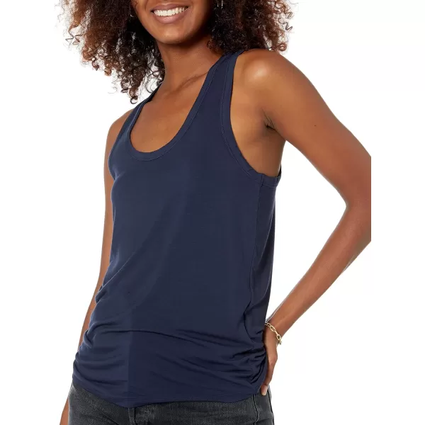 Amazon Essentials Womens Jersey Scoopneck Racerback Tank Top Previously Daily RitualRayon Blend Navy