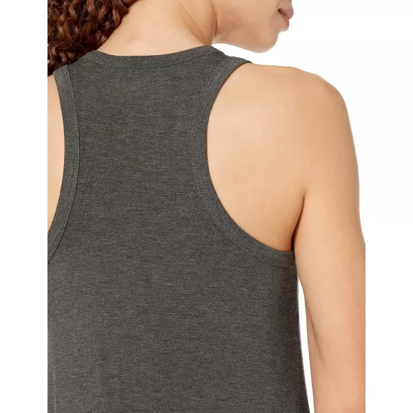 Amazon Essentials Womens Jersey Scoopneck Racerback Tank Top Previously Daily RitualSustainably Sourced Rayon Blend Charcoal Heather