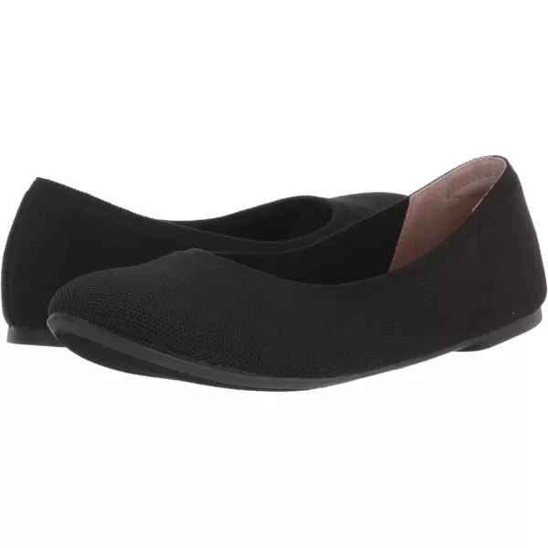 Amazon Essentials Womens Knit Ballet FlatBlack