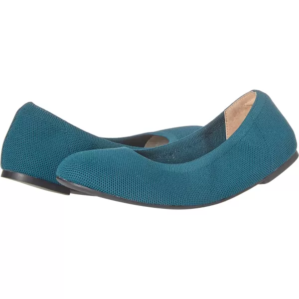 Amazon Essentials Womens Knit Ballet FlatDark Turquoise