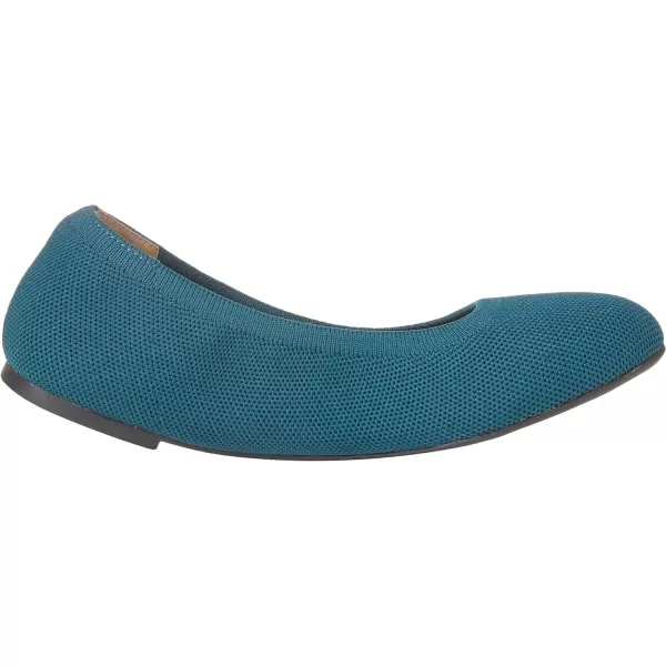 Amazon Essentials Womens Knit Ballet FlatDark Turquoise