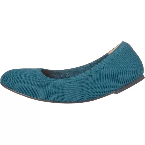 Amazon Essentials Womens Knit Ballet FlatDark Turquoise