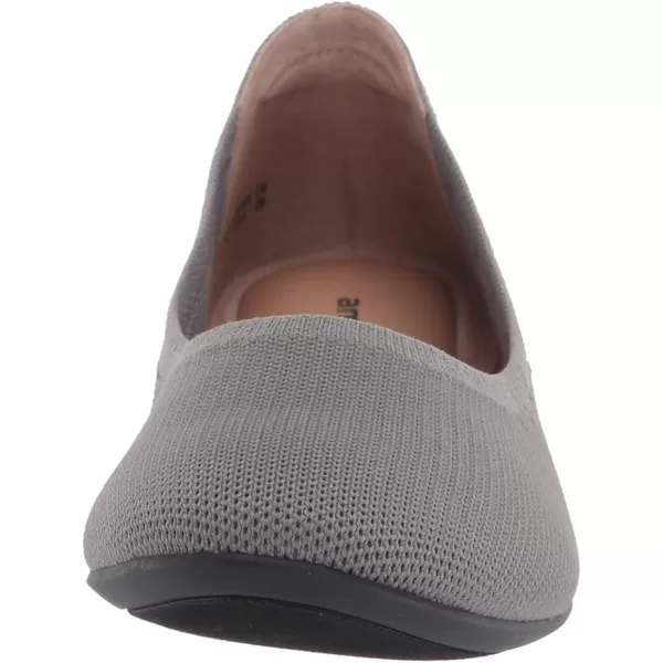 Amazon Essentials Womens Knit Ballet FlatLight Grey