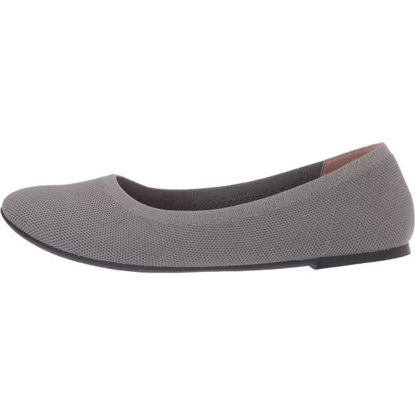 Amazon Essentials Womens Knit Ballet FlatLight Grey