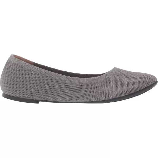 Amazon Essentials Womens Knit Ballet FlatLight Grey