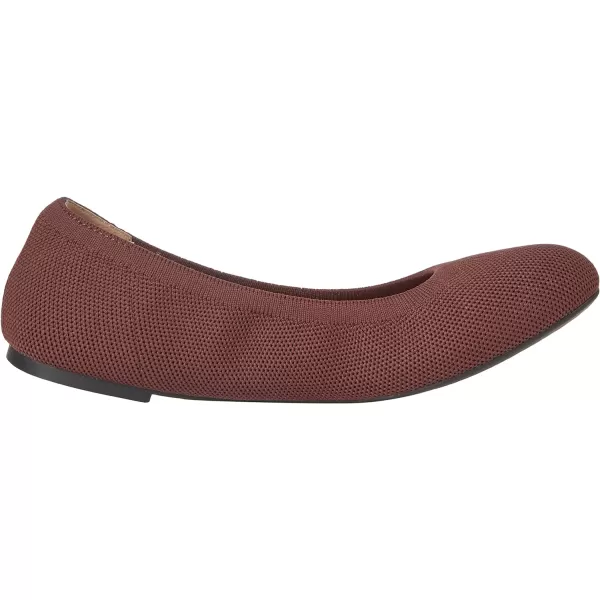 Amazon Essentials Womens Knit Ballet FlatOxblood