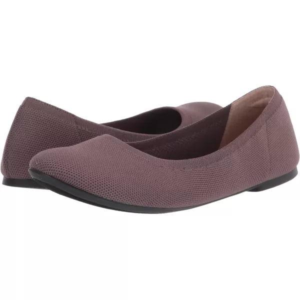 Amazon Essentials Womens Knit Ballet FlatPurple