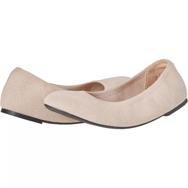 Amazon Essentials Womens Knit Ballet FlatSand