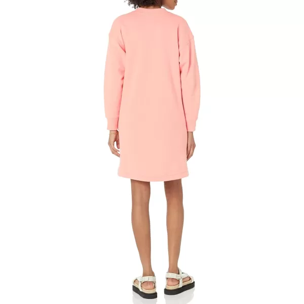 Amazon Essentials Womens Knit Henley Sweatshirt Dress Available in Plus SizePeach