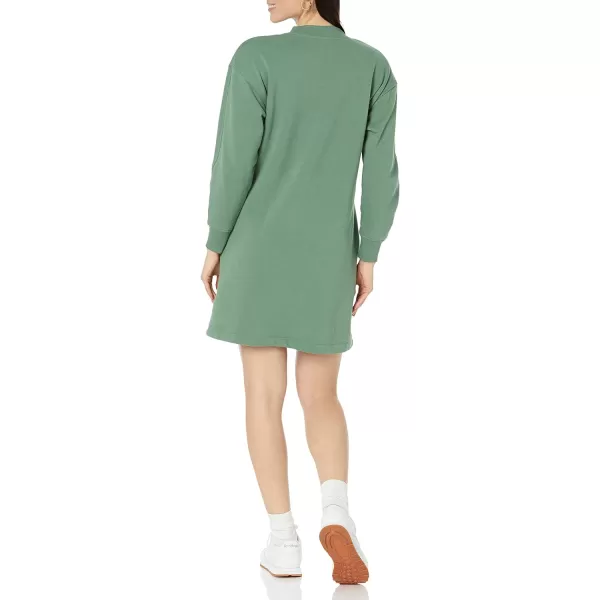 Amazon Essentials Womens Knit Henley Sweatshirt Dress Available in Plus SizeSage Green