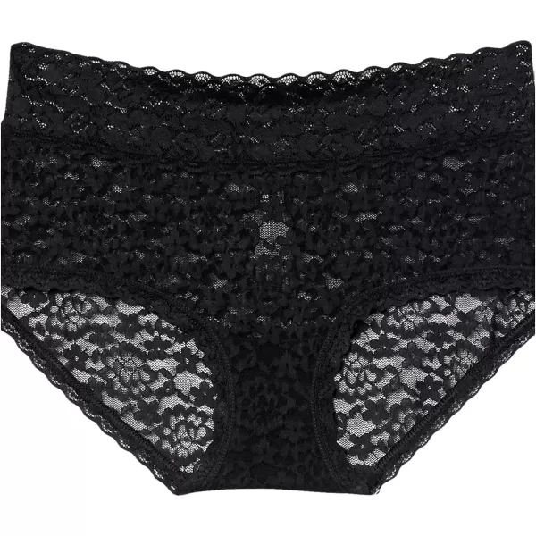 Amazon Essentials Womens Lace Stretch Hipster Underwear Pack of 4Black