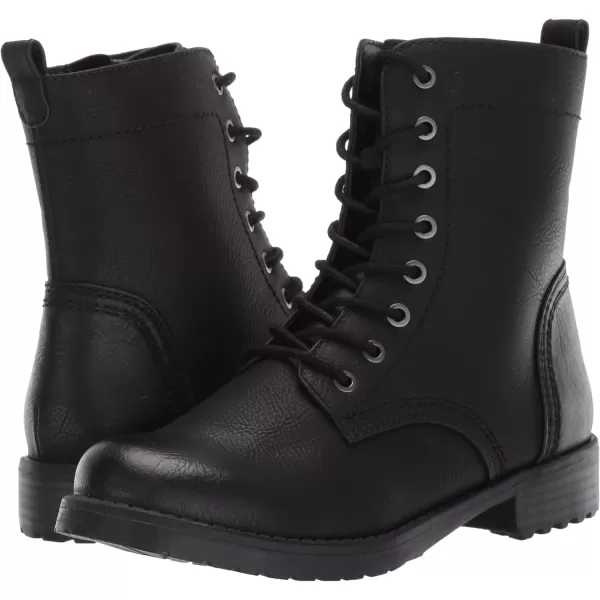 Amazon Essentials Womens LaceUp Combat BootBlack