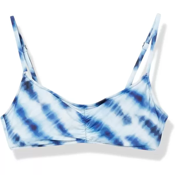 Amazon Essentials Womens LightSupport Bralette Bikini Swimsuit TopBlue Tie Dye