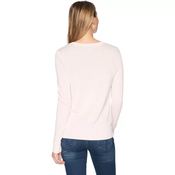 Amazon Essentials Womens Lightweight Crewneck Cardigan Sweater Available in Plus SizeLight Pink