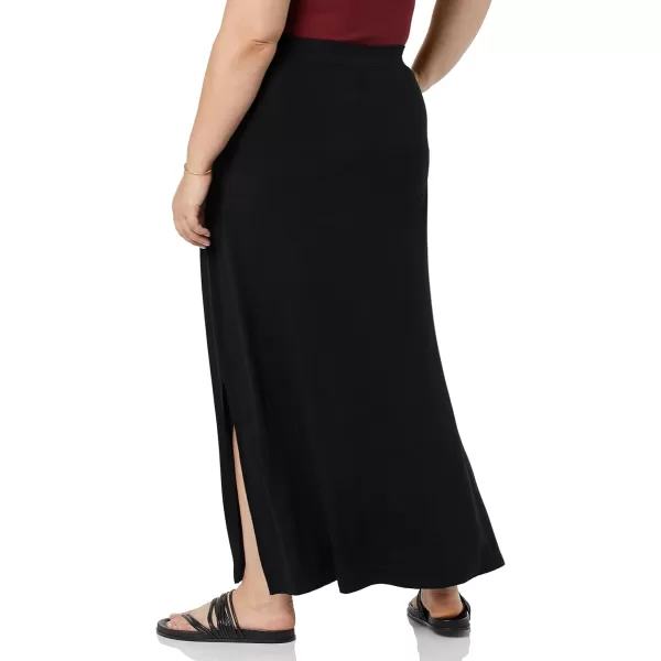 Amazon Essentials Womens Lightweight Knit Maxi SkirtBlack