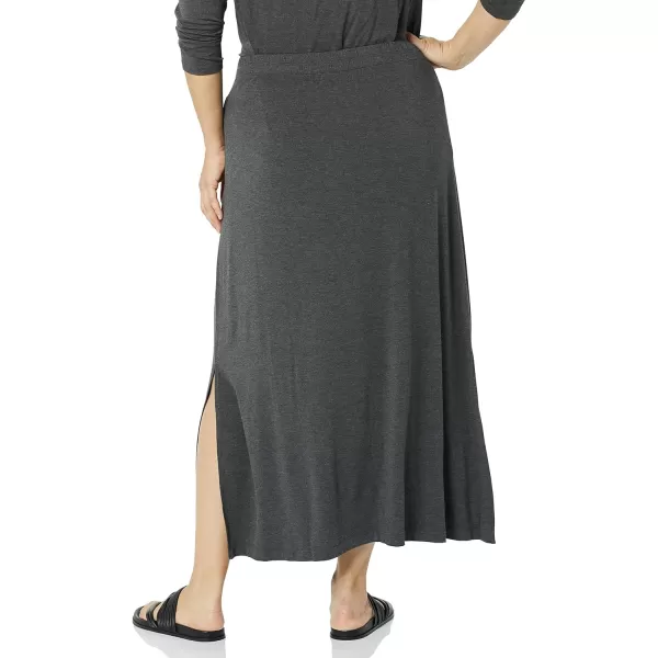 Amazon Essentials Womens Lightweight Knit Maxi SkirtCharcoal Heather