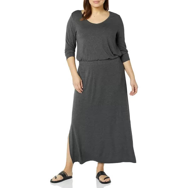 Amazon Essentials Womens Lightweight Knit Maxi SkirtCharcoal Heather