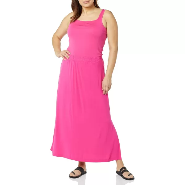 Amazon Essentials Womens Lightweight Knit Maxi SkirtDark Pink