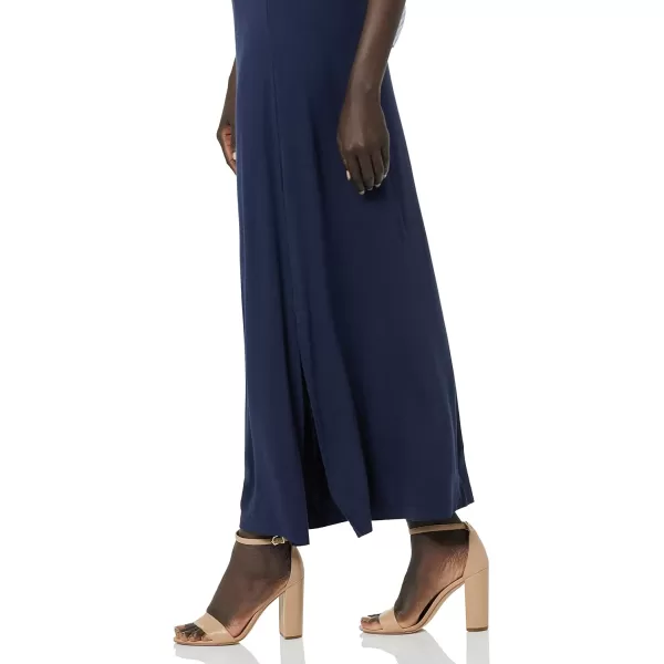 Amazon Essentials Womens Lightweight Knit Maxi SkirtNavy