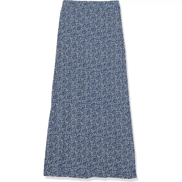 Amazon Essentials Womens Lightweight Knit Maxi SkirtNavy Dots