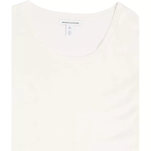 Amazon Essentials Womens Lightweight LongSleeve Crew Neck Tunic Sweater Available in Plus SizeIvory