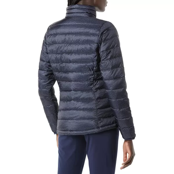 Amazon Essentials Womens Lightweight LongSleeve WaterResistant Puffer Jacket Available in Plus SizeNavyBlack Cheetah