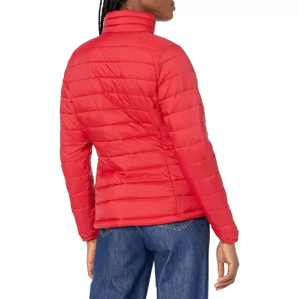 Amazon Essentials Womens Lightweight LongSleeve WaterResistant Puffer Jacket Available in Plus SizeRed